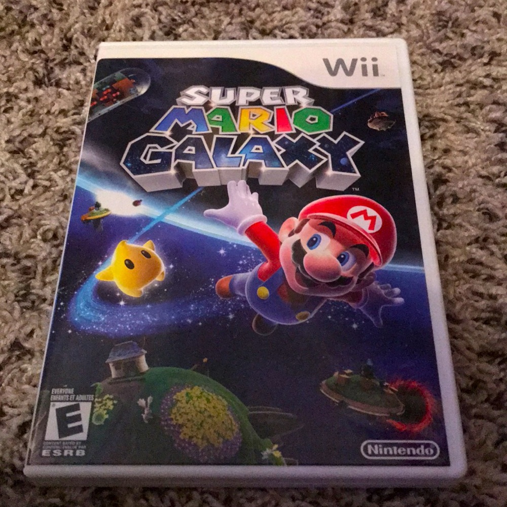 Super Mario galaxy wii game!